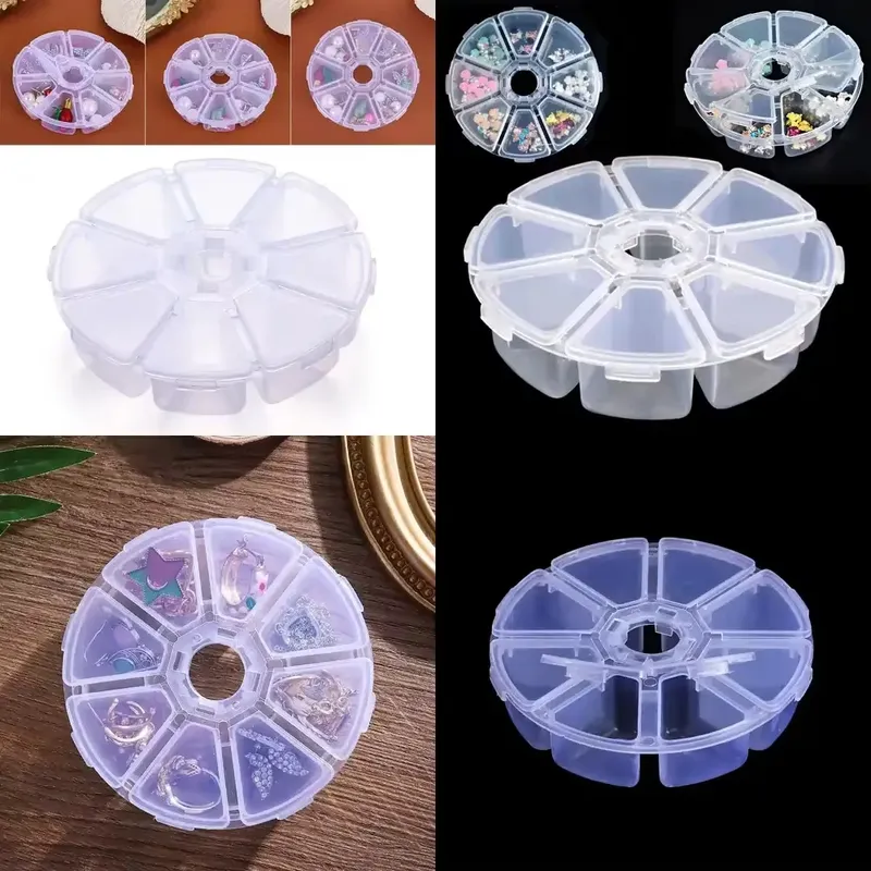 Nail Art - 2026 Latest Round Beads Organizer Box