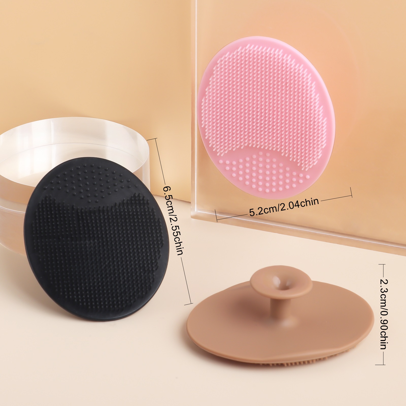 Wash a face to brush,1pcs	Sili - Silicone Face Scrubber Electric ulasan dan harga