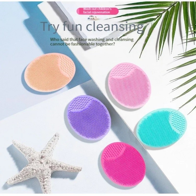 Silicone Facial Cleansing Brus - Silicone Face Scrubber Electric ulasan dan harga