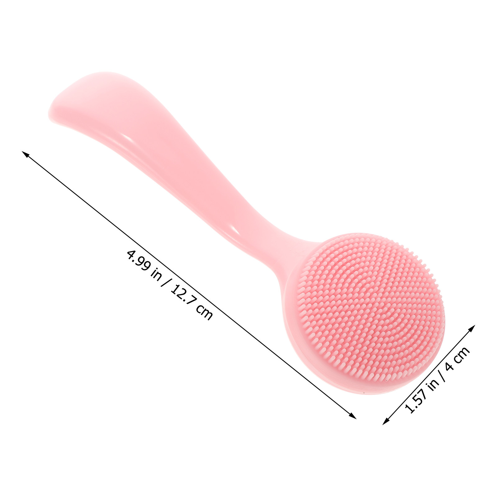 3Pcs Pink Silicone Facial Brus - Silicone Face Scrubber Electric ulasan dan harga