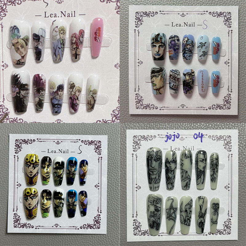 JOJO Nail Art Student Anime Ca - Nail Art ulasan dan harga