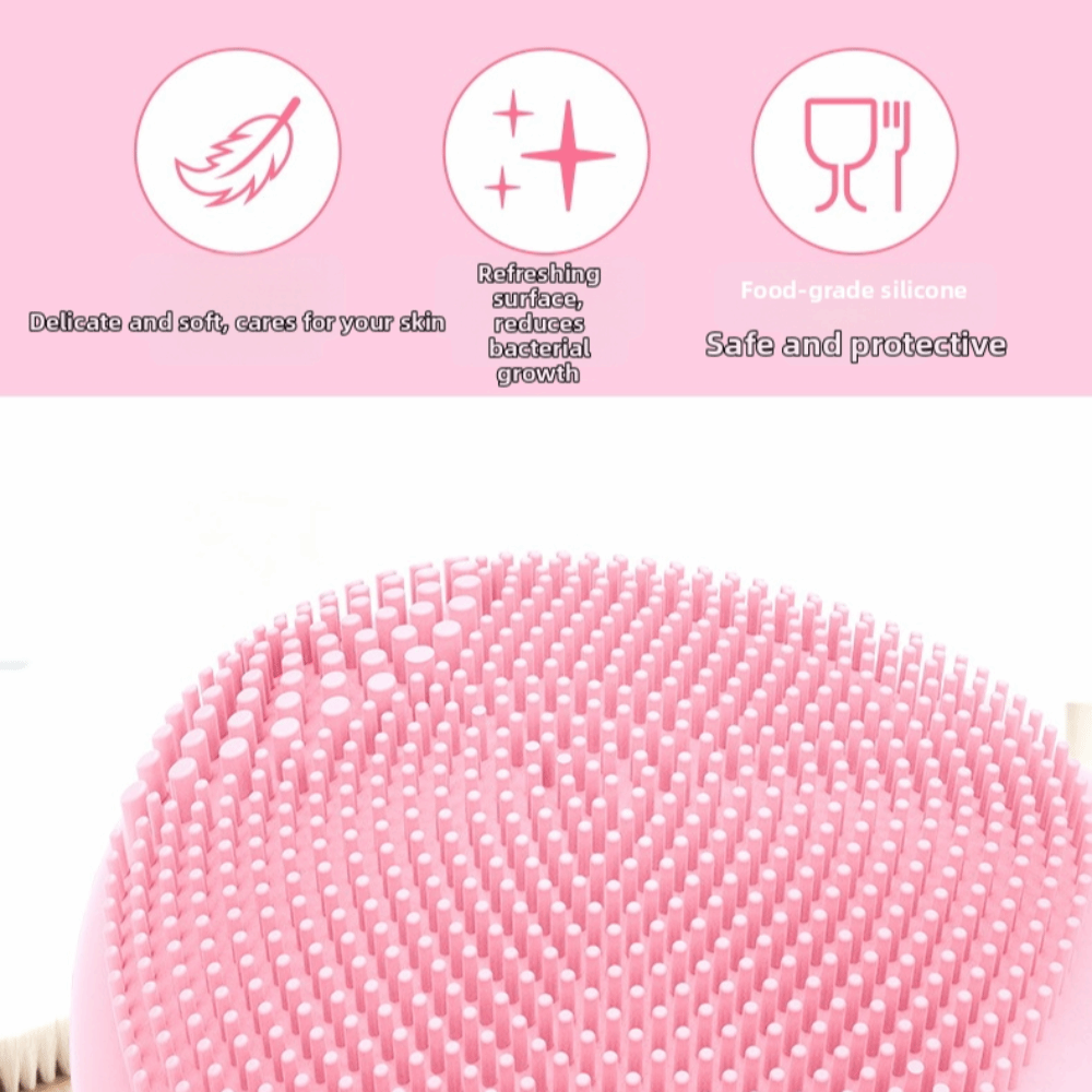 Soft Silicone Facial Cleansing - Silicone Face Scrubber Electric ulasan dan harga