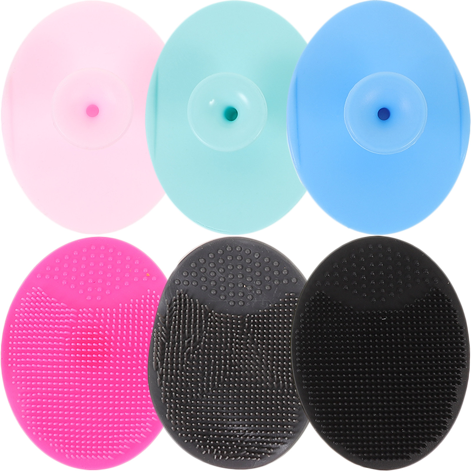 6 Pcs Cleansing Face Scrubber  - Silicone Face Scrubber Electric ulasan dan harga