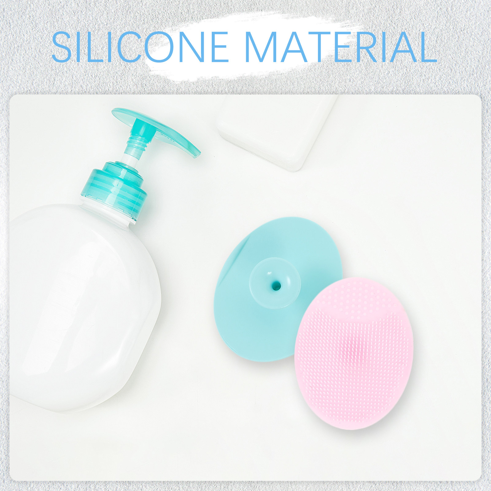 6 Pcs Cleansing Face Scrubber  - Silicone Face Scrubber Electric ulasan dan harga