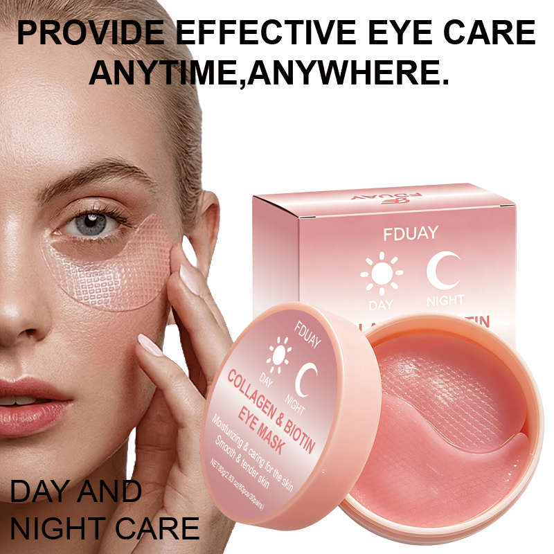 FDUAY Biotin Collagen Dual-Eff - Collagen Under Eye Patches ulasan dan harga