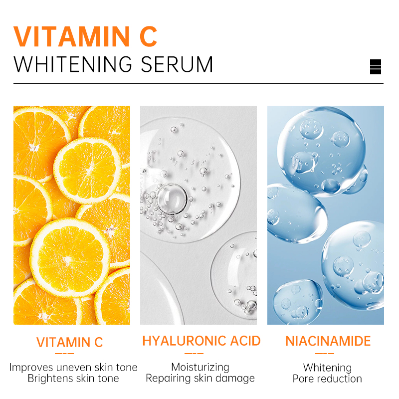 JoyPretty Vitamin C Whitening  - Hyaluronic Acid Facial Serum ulasan dan harga